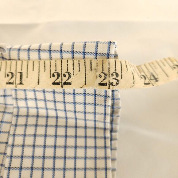 Jos A Bank 1905 Mens 17-34 Non Iron Tailored Fit Plaid Button Down Dress Shirt - Picture 5 of 6